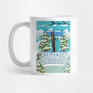 Stratton Mountain Ski poster Mug